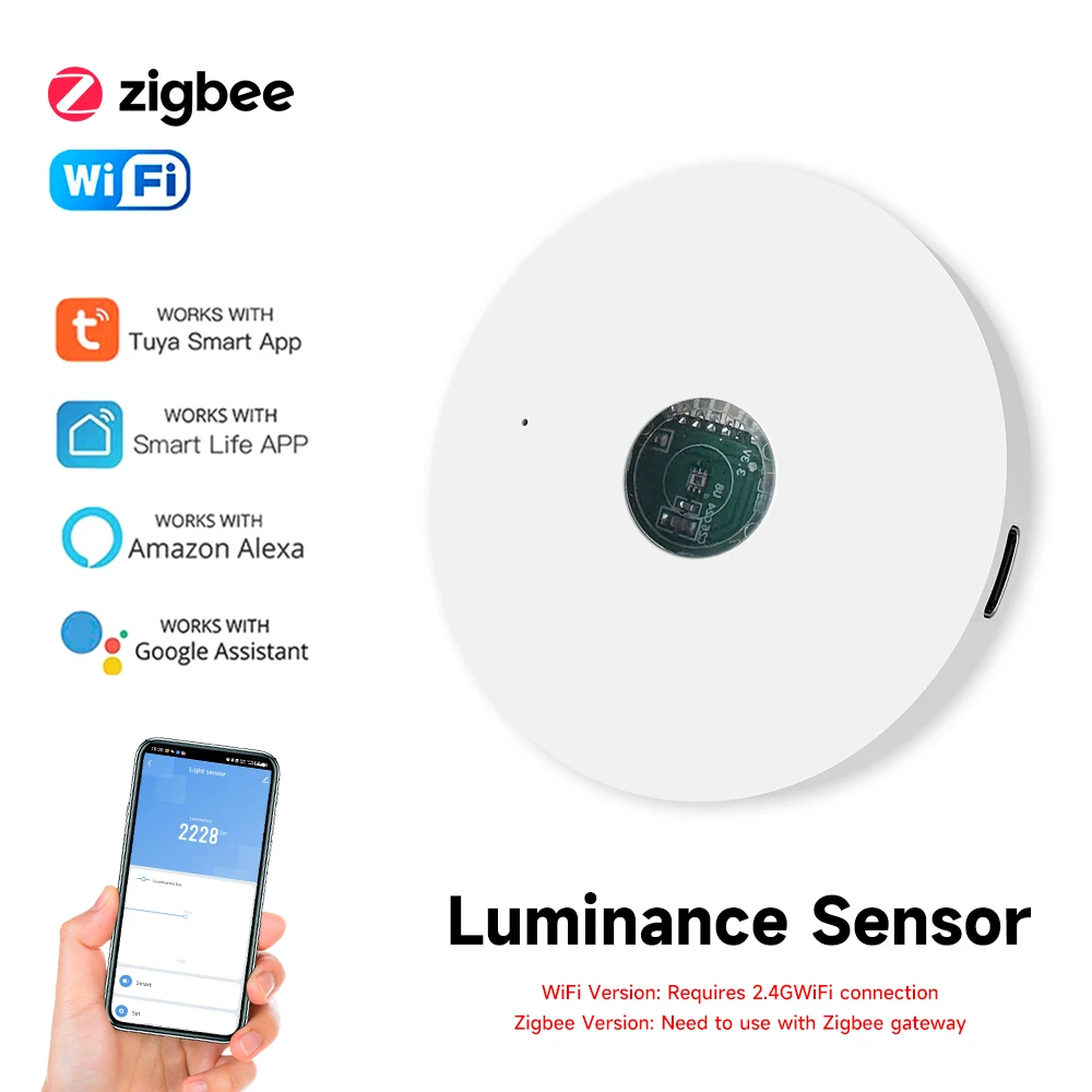 Home Automation Technology - Tuya WiFi/ZigBee capteur de lumière capteur