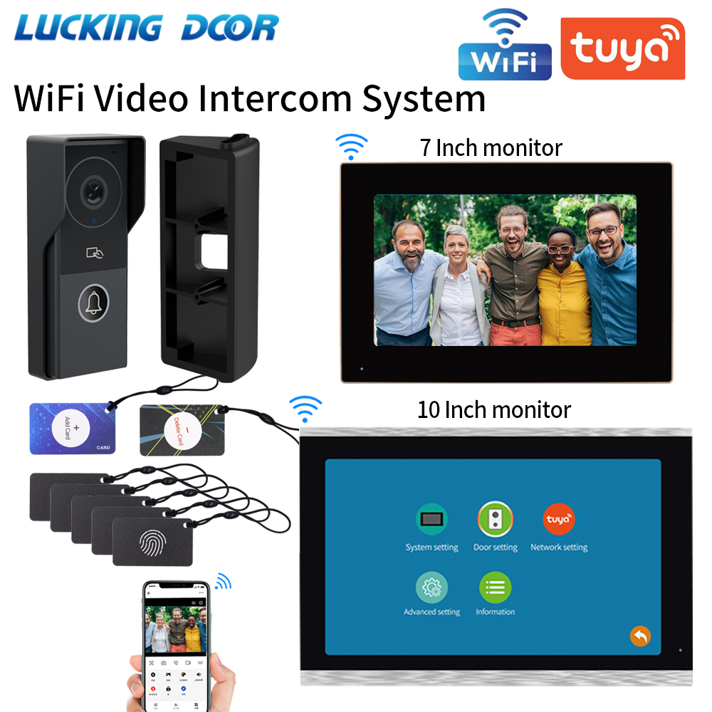 Smart Doorbell Wired - Interphone vidéo pour appartement, sonnette 7/10