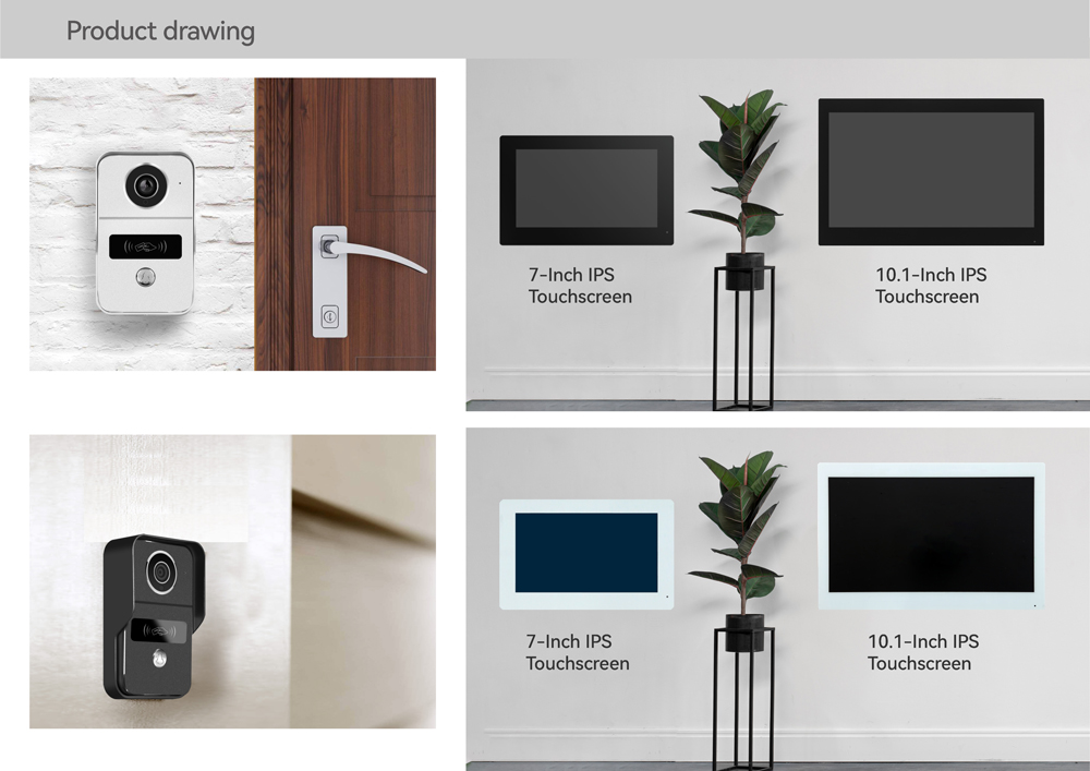 Pour ajouter 1 écran LCD TUYA  - Smart Doorbell Wired avis et prix