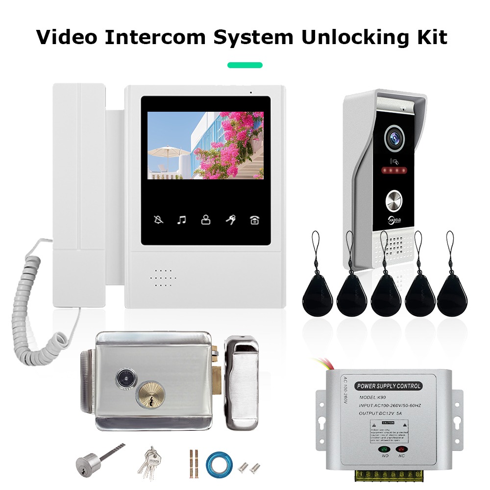 Système d'interphone vidéo LCD - Smart Doorbell Wired avis et prix