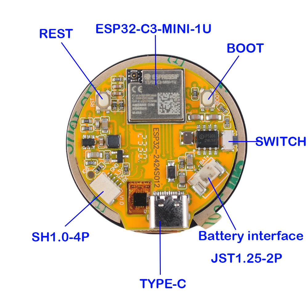 Écran tactile ESP32 1.28 pouce - Home Automation Arduino avis et prix