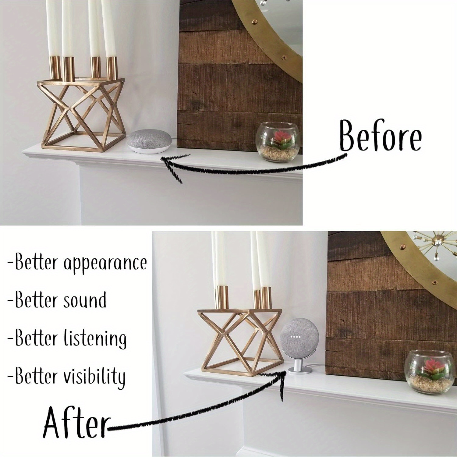 Support d'affichage pour haut- - Google Speaker Nest Audio avis et prix