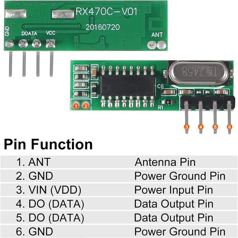 Émetteur et récepteur RF sans  - Home Automation Arduino avis et prix