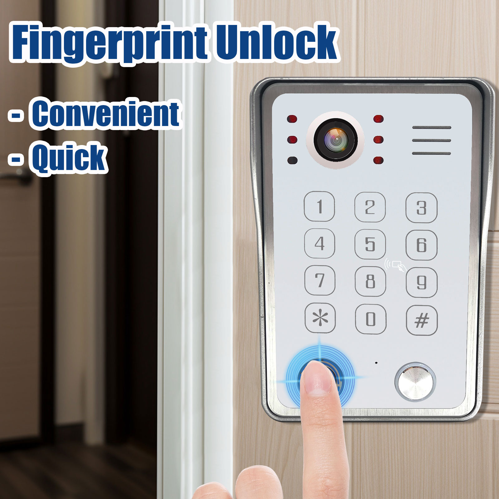 ANJIELO Interphone vidéo avec  - Smart Doorbell Wired avis et prix