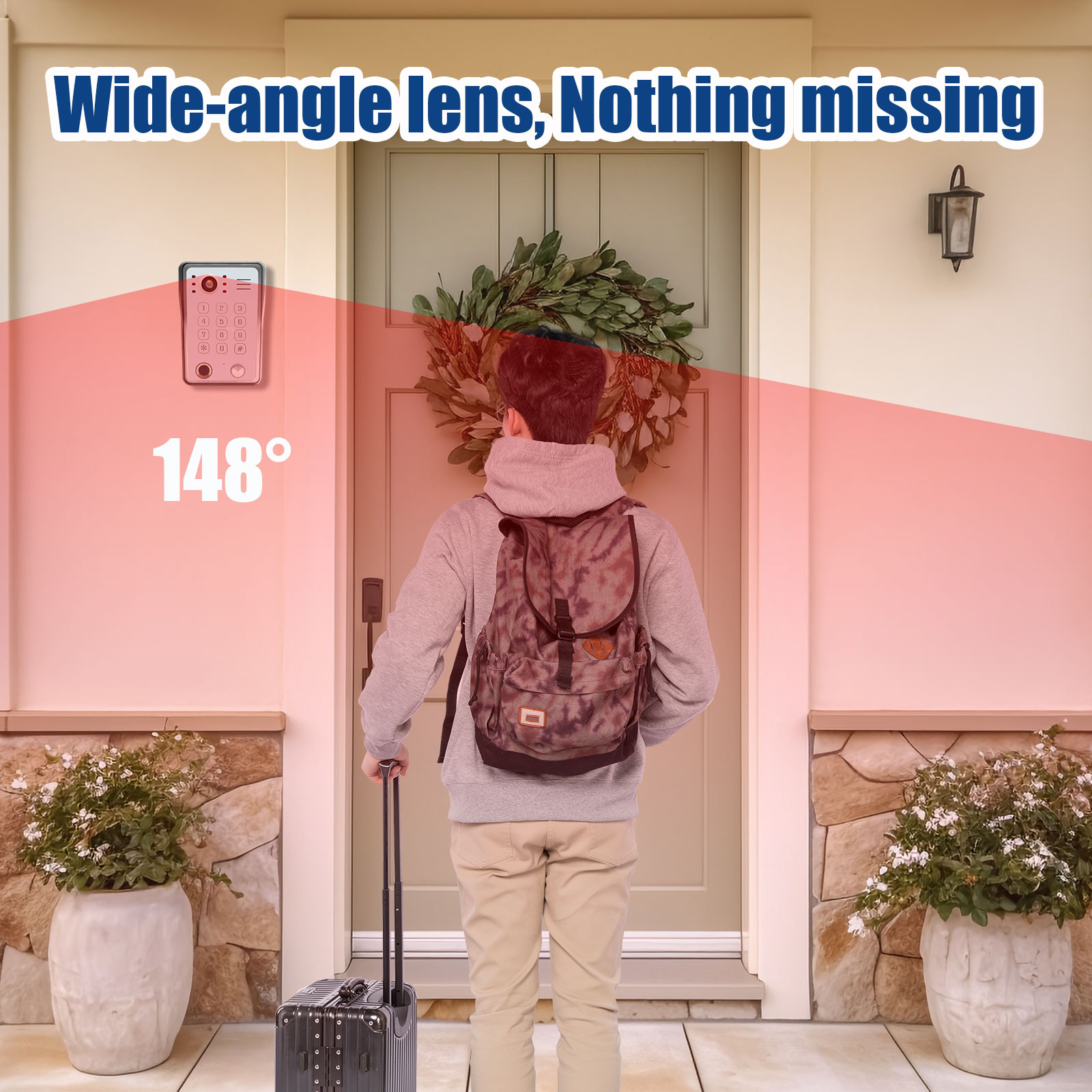 ANJIELO Interphone vidéo avec  - Smart Doorbell Wired avis et prix
