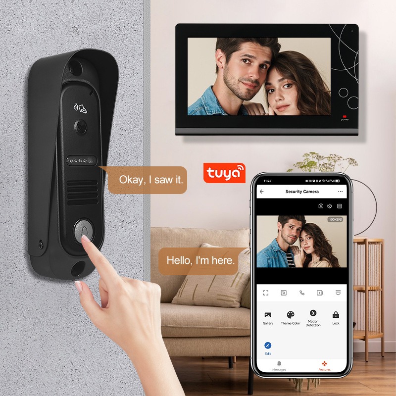 Sonnette vidéo WiFi intelligen - Smart Doorbell Wired avis et prix